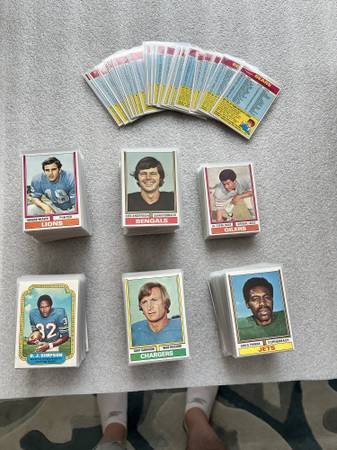 1974 Topps Football Set of 554 Cards 1