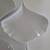 4 New Crate & Barrel White Porcelain Gingko Leaf Plates 10 thumbnail