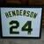 Rickey Henderson Autographed #24 Oakland Athletics Jersey HOF FSG COA 1 thumbnail