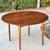 Mid Century Modern MCM Vintage 44" Round Dining Table Walnut BP John 9 thumbnail