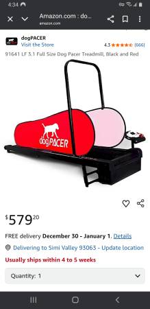 New dogPACER Full Size Dog Treadmill 1