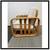 Williams-sonoma Home Rattan Arm Chairs, Pair 4 thumbnail