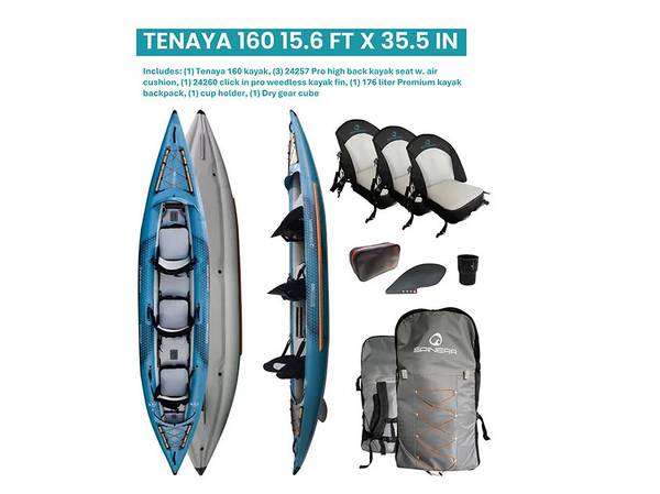 Spinera Kayak Tenaya 160 Inflatable 1