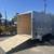 2027 7x14+v-nose Silver SMOOTH SKIN enclosed cargo trailer-R&M Big Hor 3 thumbnail