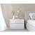Rove Concepts white glossy finish Hunter nightstand 2-drawer end table 9 thumbnail
