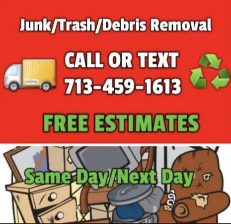 🚩🔴CHEAP FAST JUNK TRASH REMOVAL HAUL DEBRIS FURNITURE 713-459-1613🔴 1