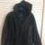 *** Ladies Size L Genuine Leather Jacket Hoodie LSlv Full ZipButton Up 1 thumbnail