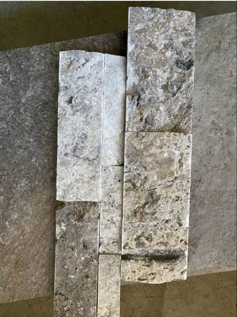 Travertine stone tiles NEW, porcelain stone, tools 1