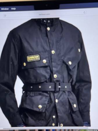 Barbour waxed International motorcycle jacket 1