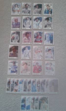1983 PPG Indy Car World Series Drivers Cards 1