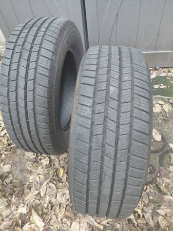 2- Michelin XLT 245 65 17 Tires 1