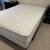 Queen size mattress, box spring, and bed frame ($300 for all, OBO) 3 thumbnail