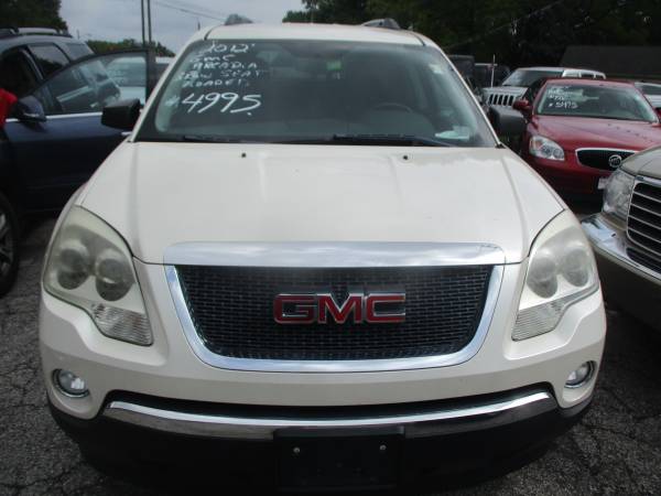 2012 GMC ARCADIA SLE ,3 RD ROW SEAT.VERY SHARP SUV - $4,995 (NORTH RIDGEVILLE)63513672320897121
