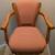 Darafeev Oak Upholstered Swivel Stool with Arms in excellent condition 2 thumbnail
