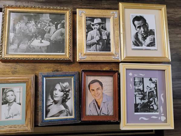 Autographs..Clark Gable..Humphrey Bogart..Natalie Wood..ect.ect. 1