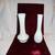 *RANDALL* WHITE MILK GLASS BUD VASE plus ADDITIONAL UNMARKED 9" VASE 1 thumbnail