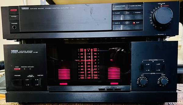 Vintage Yamaha Amplifier M65 Restored by C.E.T-Warranty 1