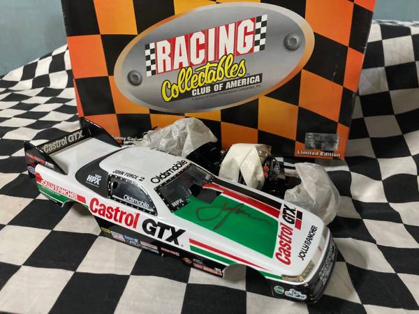 *SIGNED* JOHN FORCE WHIT BAZEMORE JERRY TOLIVER WORSHAM NHRA DIECAST + 1