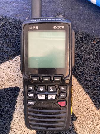 GPS VHS  marine radio-with 2 chargers HX870 Standard Horiz 1