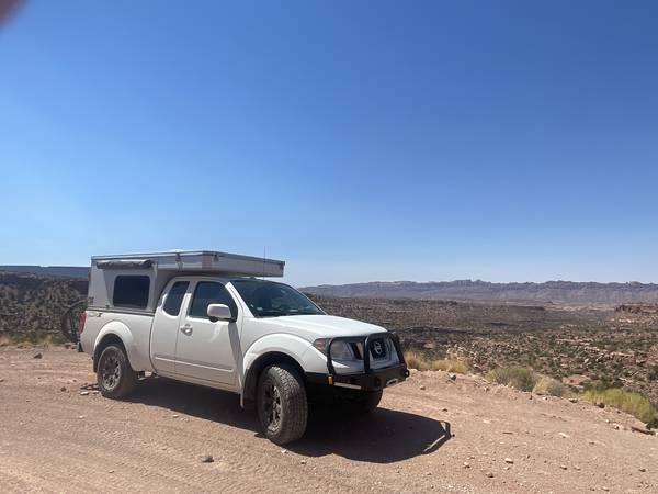 2014 Nissan Frontier PRO-4X ONLY 59K miles w/ OVRLND Camper - $20,000 (glen park)63470420358529121