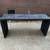 Console Table Entryway Table Shagreen Faux Leather 3 thumbnail
