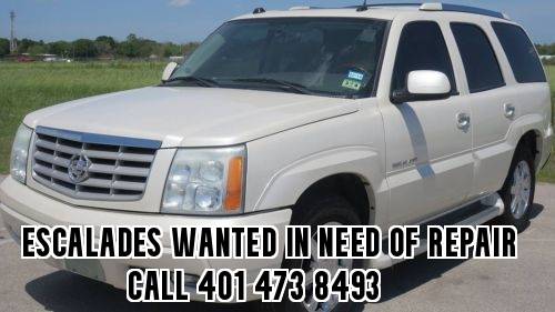 ESCALADES & SS TRAILBLAZERS WANTED IN NEED OF WORK 2002-2006 1