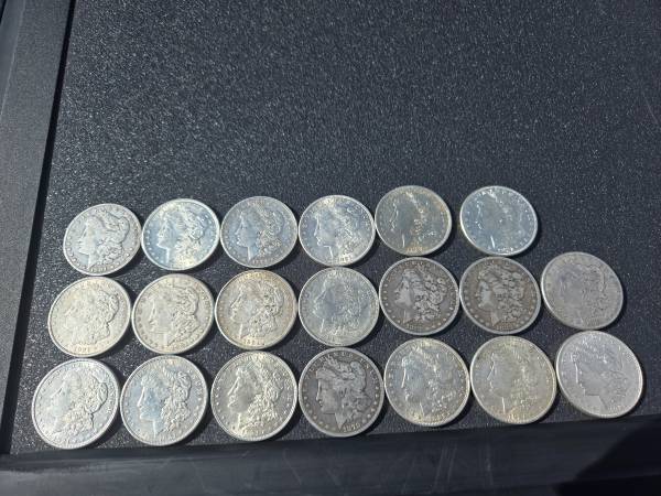 Morgan Silver Dollars  70 each 1