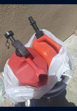5 ,2 and 1 gallon gasoline containers 1