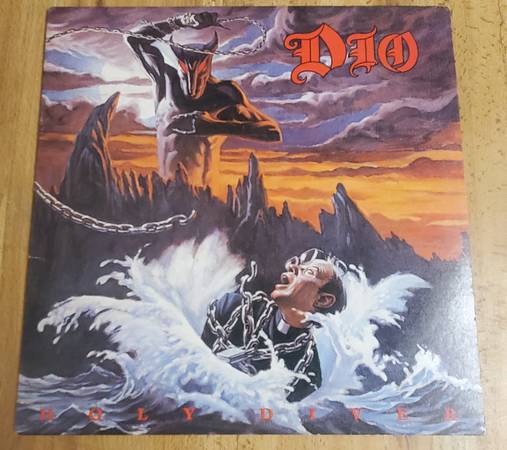 Dio – Holy Diver, 1983 LP in SHRINK, Warner Bros. Records – 1-23836 1