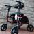 Foldable Rollator Walker Nexus 3 Super Low – Red – Made in Sweden (202 5 thumbnail