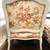 Custom Chinoiserie Floral Bergere Chairs & Matching Ottomans 5 thumbnail