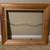 Large Brown and Black Wood Frame with Ivory Canvas Trim Without Glass 2 thumbnail