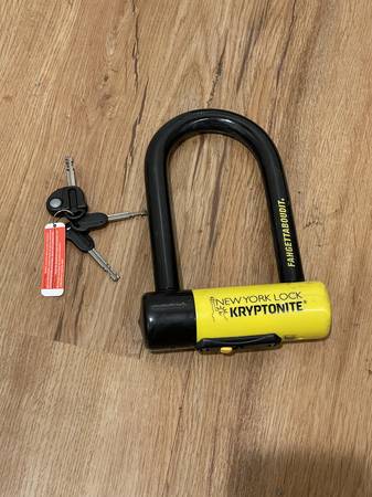 Kryptonite New York Fahgettaboudit Mini U-Lock for Bike 1