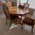 Solid wood kitchen table and chairs perfect condition with leaf and 4 chairs sol 15 thumbnail