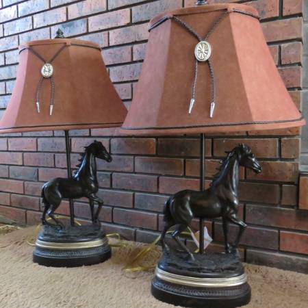 Table Lamps, Vintage Horse from Cabela's 1