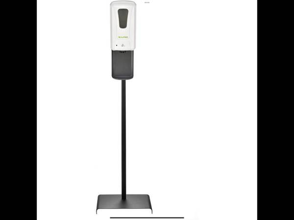 Alpine Automatic Hand Sanitizer machine, Stand & 1 gallon sanitizer 1