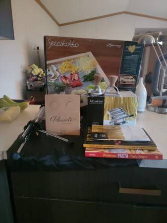 Pasta making machine and accessories 1
