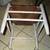 WHITE CHAIR Vintage Wicker Seat Compact Size for Desk or Accent MCM 7 thumbnail