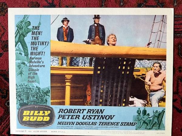 Original Peter Ustinov's BILLY BUDD (1962) 11 x 14" Lobby Card 1