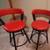 Red Swivel Bar Stool 1 thumbnail