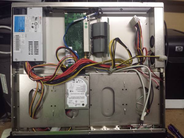 1U half depth ITX server case 1