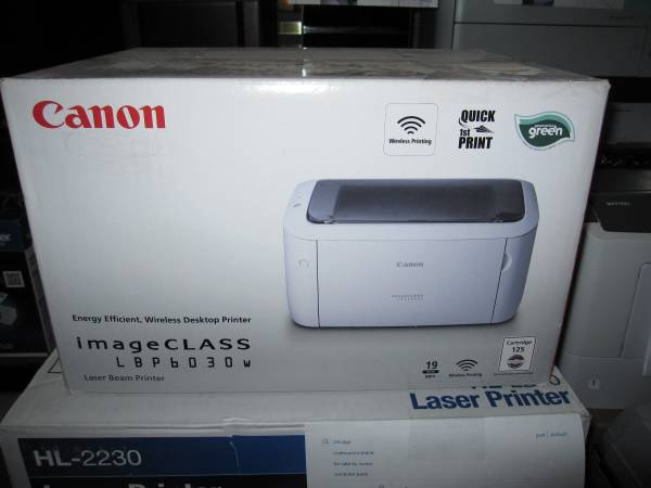 New Canon ImageClass LBP6030w WiFi laser printer with toner 1