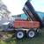 Dump trailer with side tool boxes 4 thumbnail