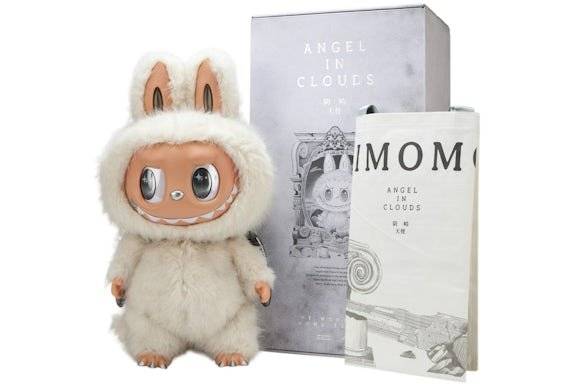 Zimomo Angel in Clouds + Tote Bag Pop Mart The Monsters Labubu 1