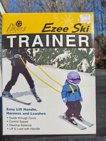 Ski Snowboard Trainer harness and leashes kids toddlers 1