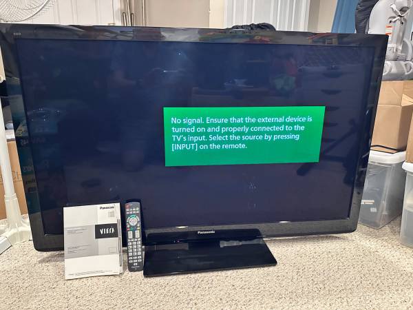 Panasonic 50" Plasma TV 1