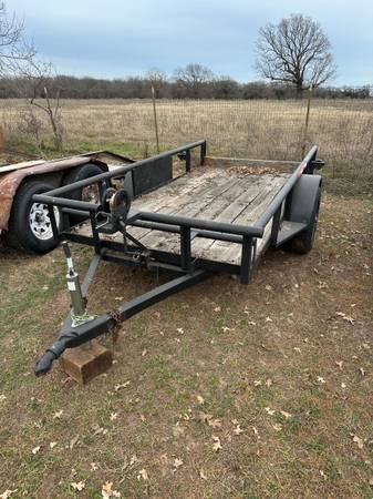 5x10 tilt bed utility trailer 1