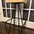 Mid Century Modern Wrought Iron Barstools - Set of 4 4 thumbnail