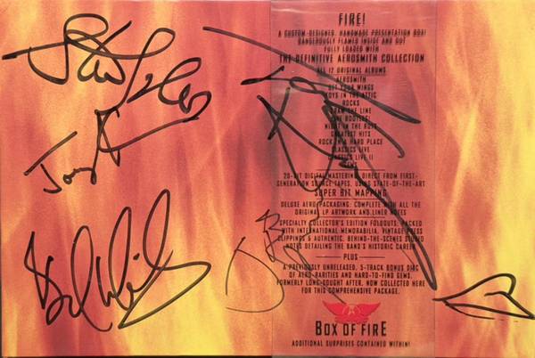 1994 Autographed (Rare) AEROSMITH LTD. 12 CD Box Set plus bonus CD NEW 1