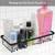 Feulam Shower Caddy | Adhesive Bathroom Shower Organizer Shelves 4 Pc 10 thumbnail